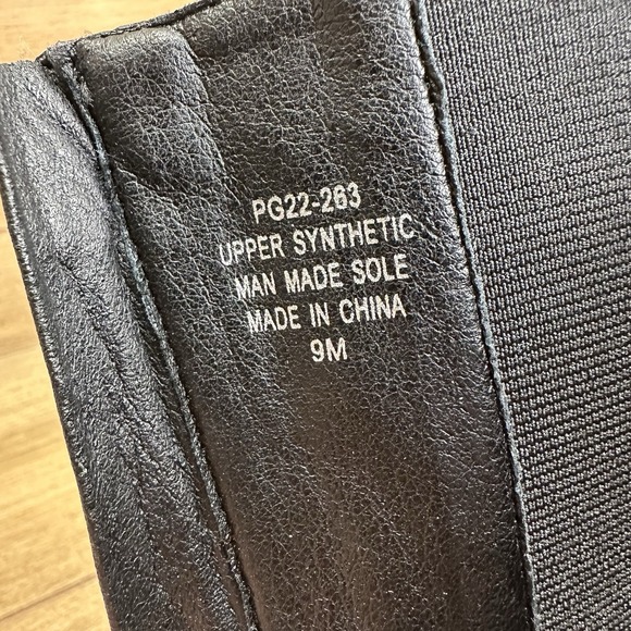 POSTER GIRL Toxic Behavior Platform Chelsea Boots Size 9 Chunky Black Dolls Kill - Picture 11 of 16